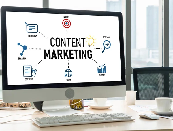 What is content marketing services illustration - helping businesses get found online