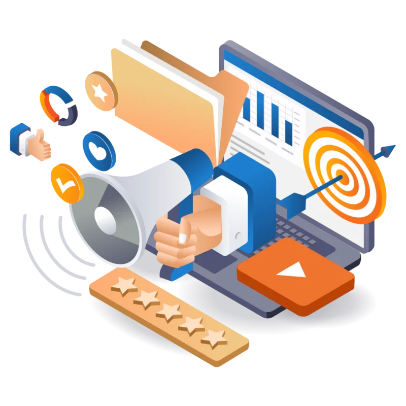 77 illustration - helping businesses get found online